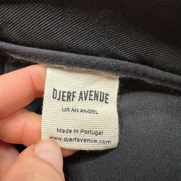 DJERF AVENUE Black Boot Cut Cropped Dress Pants Women's Size Large Classic - Picture 7 of 13